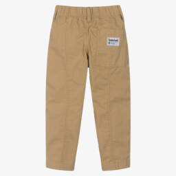 Timberland-Boys Tan Cotton Adventure Pants | Childrensalon Outlet