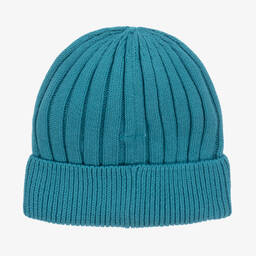 Timberland-Голубая трикотажная шапка-бини | Childrensalon Outlet