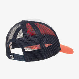 Timberland-Boys White Cotton Mesh-Back Tree Cap | Childrensalon Outlet