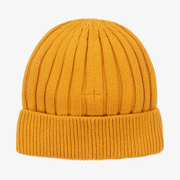 Timberland-Желтая трикотажная шапка-бини | Childrensalon Outlet