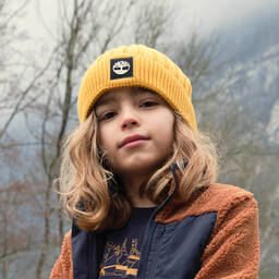 Timberland-Желтая трикотажная шапка-бини | Childrensalon Outlet