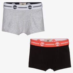 Timberland-Cotton Boxer Shorts (2 Pack) | Childrensalon Outlet