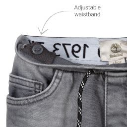 Timberland-Grey Slim Fit Jersey Jeans | Childrensalon Outlet