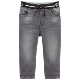 Timberland-Grey Slim Fit Jersey Jeans | Childrensalon Outlet