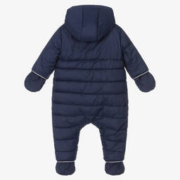 Timberland-أوفرول شتوي لون كحلي مبطن للمواليد | Childrensalon Outlet