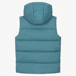Timberland-Бирюзовый водонепроницаемый пуховый жилет | Childrensalon Outlet