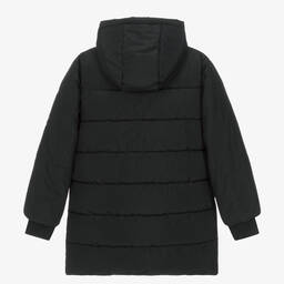 Timberland-Teen Boys Black Water-Repellent Puffer Coat | Childrensalon Outlet