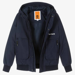 Timberland-Синяя куртка для мальчиков-подростков | Childrensalon Outlet