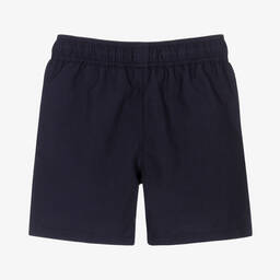 Timberland-Teen Boys Blue Logo Swim Shorts | Childrensalon Outlet