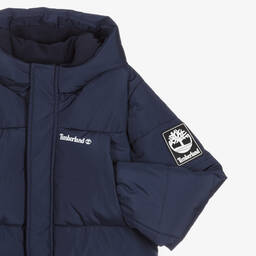 Timberland-Синий пуховик для мальчиков-подростков | Childrensalon Outlet