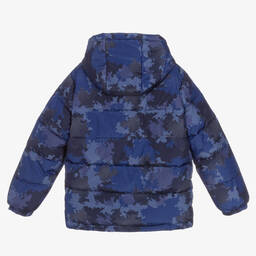 Timberland-Синий пуховик для мальчиков-подростков | Childrensalon Outlet