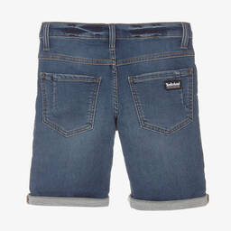Timberland-Teen Boys Blue Slim Fit Jersey Shorts | Childrensalon Outlet