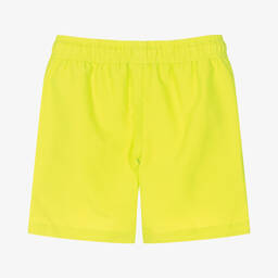 Timberland-Teen Boys Green Logo Swim Shorts | Childrensalon Outlet