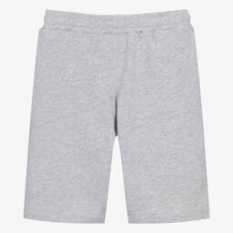 Timberland-Teen Boys Grey Marl Cotton Shorts | Childrensalon Outlet