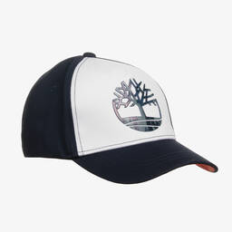 Timberland-Teen Boys Navy Blue Cotton Cap | Childrensalon Outlet