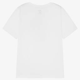 Timberland-Белая футболка из органического хлопка | Childrensalon Outlet