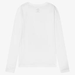 Timberland-Белый топ из органического хлопка | Childrensalon Outlet