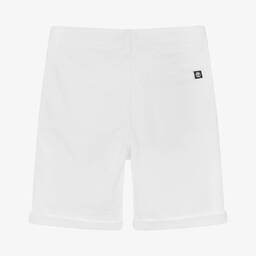 Timberland-Белые шорты чинос из саржи | Childrensalon Outlet