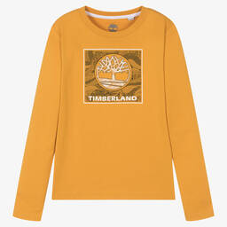 Timberland-Желтый топ из органического хлопка | Childrensalon Outlet