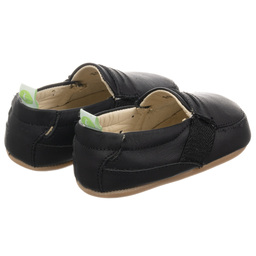 Tip Toey Joey-حذاء لوفر جلد لون أسود للمواليد | Childrensalon Outlet