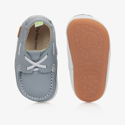 Tip Toey Joey-Baby Boys Blue Boat Shoes | Childrensalon Outlet