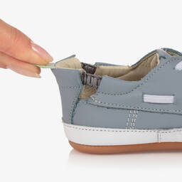 Tip Toey Joey-Baby Boys Blue Boat Shoes | Childrensalon Outlet