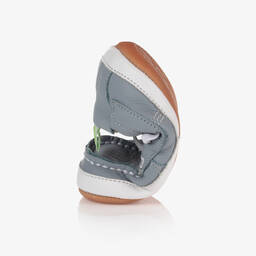 Tip Toey Joey-Baby Boys Blue Boat Shoes | Childrensalon Outlet
