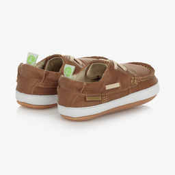 Tip Toey Joey-Baby Boys Brown Boat Shoes | Childrensalon Outlet