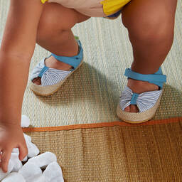 Tip Toey Joey-Голубые эспадрильи для девочек | Childrensalon Outlet