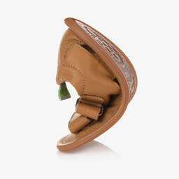 Tip Toey Joey-صندل جلد لون بيج للأطفال | Childrensalon Outlet