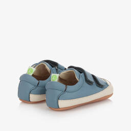 Tip Toey Joey-ترينرز جلد لون أزرق وأبيض للأطفال | Childrensalon Outlet