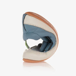 Tip Toey Joey-ترينرز جلد لون أزرق وأبيض للأطفال | Childrensalon Outlet