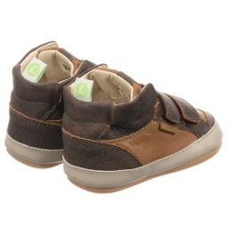 Tip Toey Joey-Brown First-Walker Trainers | Childrensalon Outlet