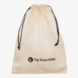 Tip Toey Joey-حذاء أطفال بناتي جلد لون زهري متاليك | Childrensalon Outlet