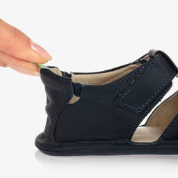 Tip Toey Joey-Синие кожаные сандалии для малышей | Childrensalon Outlet