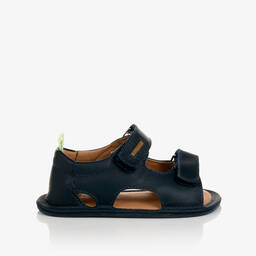 Tip Toey Joey-صندل جلد لون كحلي للأطفال | Childrensalon Outlet