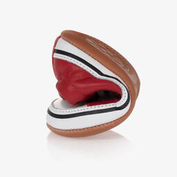 Tip Toey Joey-Красные кожаные кроссовки для малышей | Childrensalon Outlet