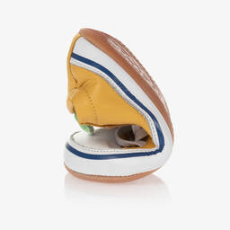 Tip Toey Joey-Желтые кожаные кроссовки для малышей | Childrensalon Outlet