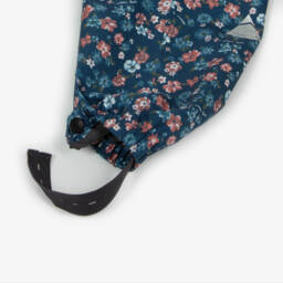 Töastie-Girls Navy Floral Rain Jumpsuit | Childrensalon Outlet