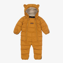 Töastie-Mustard Yellow Padded Snowsuit | Childrensalon Outlet