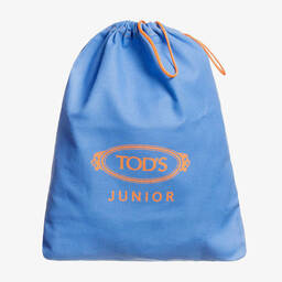 Tod's-حذاء موكاسين جلد لامع لون أسود | Childrensalon Outlet