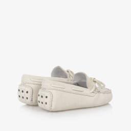 Tod's-Boys Grey Suede Pre-Walkers | Childrensalon Outlet