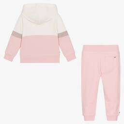 Tommy Hilfiger-Кремово-розовый спортивный костюм из хлопка | Childrensalon Outlet
