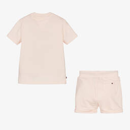 Tommy Hilfiger-Розовый топ и шорты из хлопка | Childrensalon Outlet