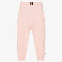 Tommy Hilfiger-Розовые трикотажные брюки | Childrensalon Outlet