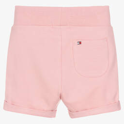Tommy Hilfiger-Baby Girls Pink Logo Shorts | Childrensalon Outlet