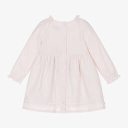 Tommy Hilfiger-Белое хлопковое платье в розовую полоску для малышек | Childrensalon Outlet