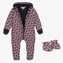 Tommy Hilfiger-Baby Red Monogram Snowsuit | Childrensalon Outlet
