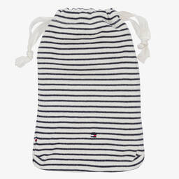 Tommy Hilfiger-Baby White Striped 3 Piece Trouser Set | Childrensalon Outlet