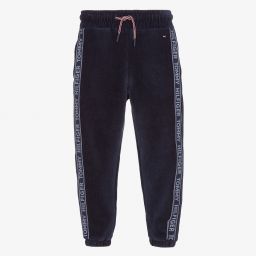 tommy hilfiger velour joggers